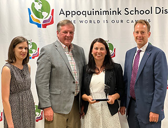 Award Presentation to Appoquinimink School District