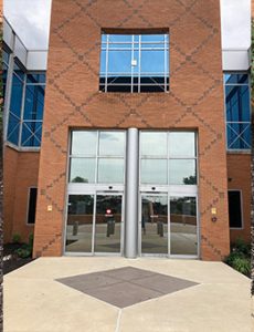 Diamond Pattern at Main Entrance to Stanton Campus