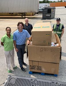 777 lbs. of food for FBD
