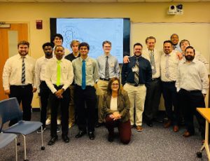 Delaware Tech Capstone project 2023 students & teacher