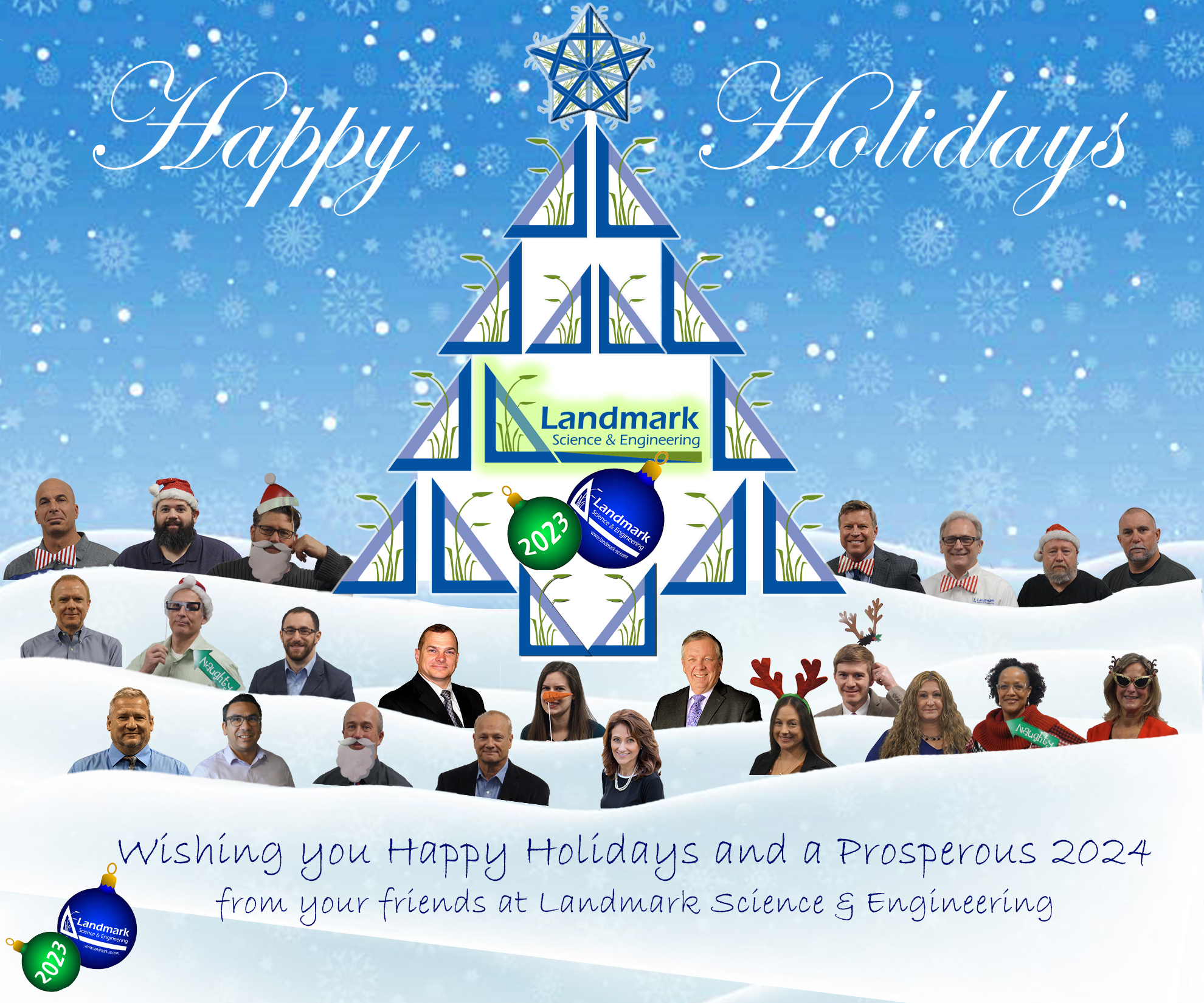 Happy Holidays for all of us at Landmark Science & Engineering