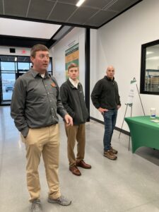 Jeff Chapin-WT give tour of new facility